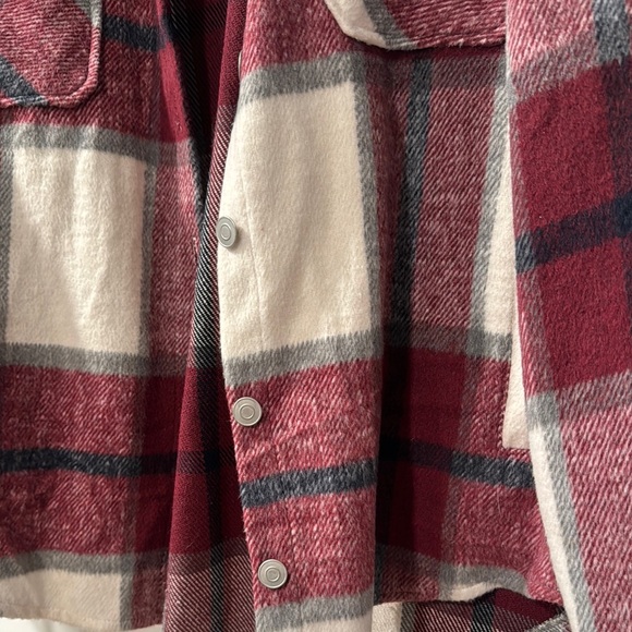Plaid Button-Up Jacket - Picture 4 of 5